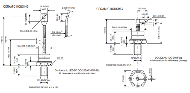 SD200R20MC Packaging Drawings