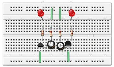 Astable Multivibrator LED Flasher Circuit Used for Pulse Generation and Timing Applications